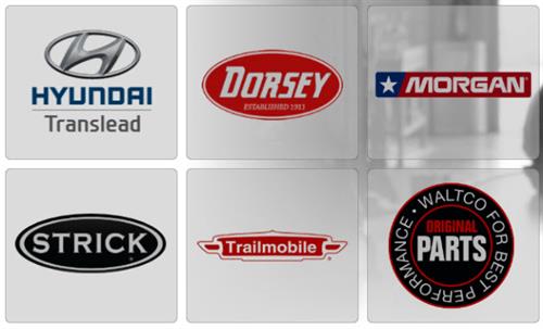 We are authorized parts dealers for the following trailer and truck body manufacturers: