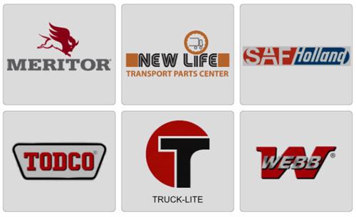 We are a parts dealer for the these truck/trailer parts brands: