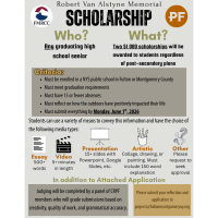 Robert Van Alstyne Memorial Scholarship