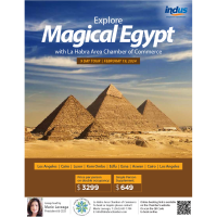 Explore Magical Egypt. La Habra Chamber Travel