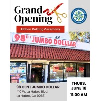 Jumbo Dollar Store Ribbon Cutting