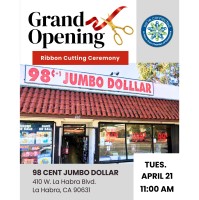 Jumbo Dollar Store Ribbon Cutting