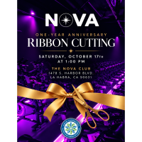 The Nova Club One-Year Anniversary Ribbon Cutting