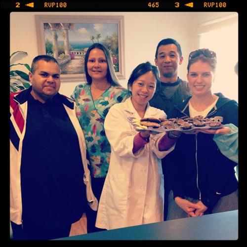 Smooth Dental welcomes our new personal baker! Just kidding, that's just our new patient, culinary baker, Michelle, referred from our Care to Share Program! Welcome to the family Michelle and thank you for the delicious goods!
