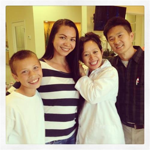 Beautiful smiles run in the family for mother and son Jacqueline and Matthew! Thank you for letting us take care of your teeth! To hear more about Jacqueline's awesome experience with us, check out her review of us on yelp!