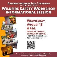 Wildfire Safety Workshop Informational Session