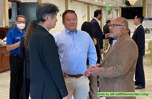 Guests mingle at Regional Chamber Luncheon Oct 20, 2023