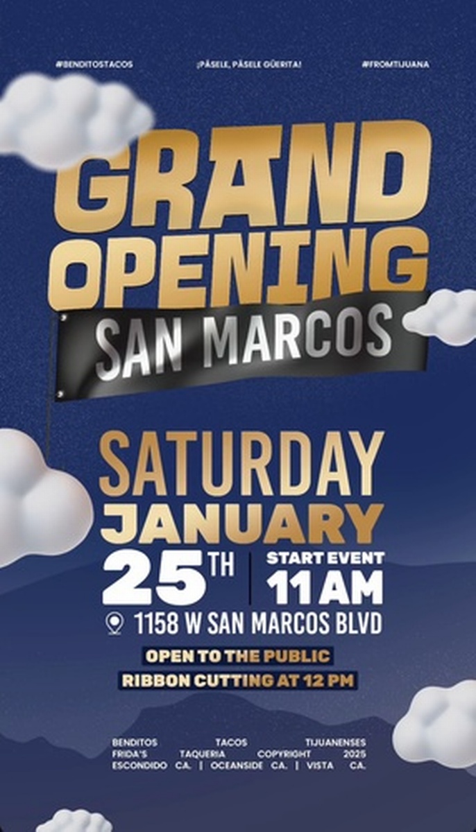 Frida's Taqueria Grand Opening & Ribbon Cutting! Jan 25, 2025