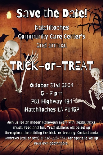 Natchitoches Community Care Center's 2nd Annual Trick-or-Treat