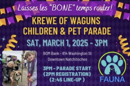 Krewe of Waguns Children & Pet Parade