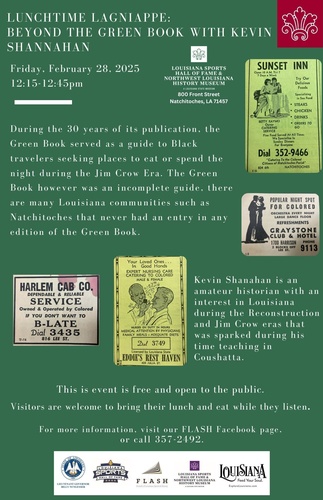 Lunchtime Lagniappe: Beyond the Green Book - Black Owned Businesses in Jim Crow Era Louisiana with Kevin Shannahan