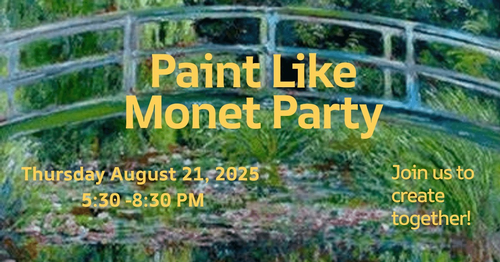 Paint Like Monet Party