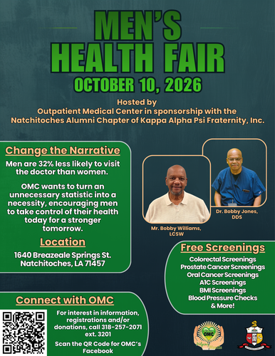 Men's Health Fair - Outpatient Medical Center