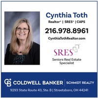 Cynthia Toth, Realtor-Coldwell Banker Schmidt Realty