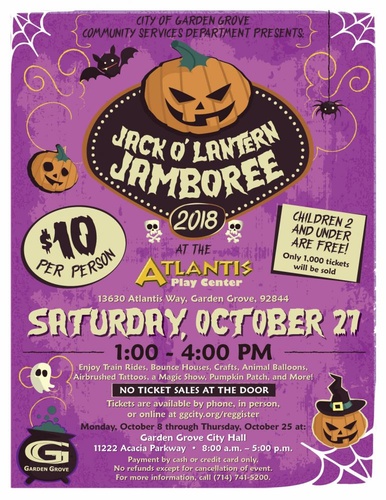 Jack O Lantern Jamboree Oct 27 2018 Garden Grove Chamber Ca
