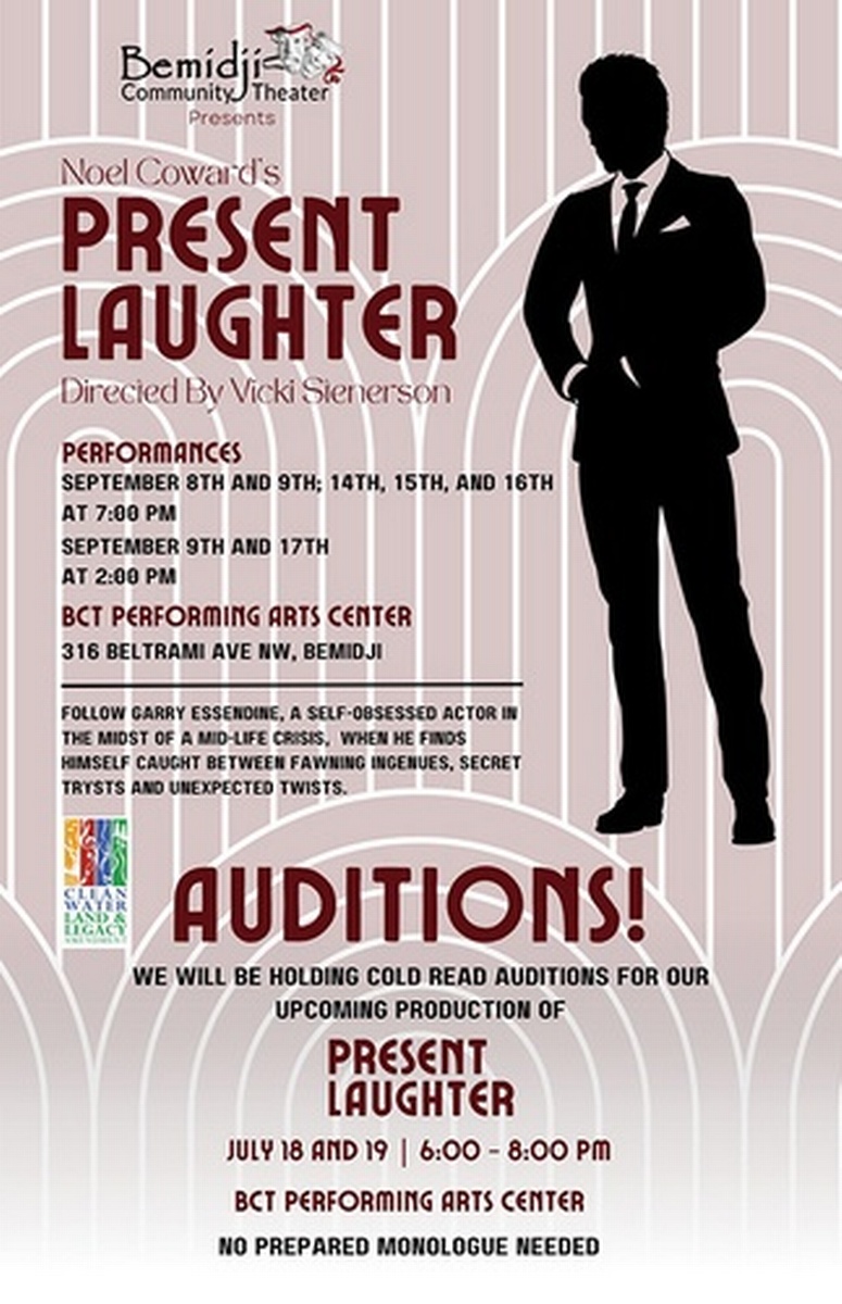  Present Laughter At Bemidji Community Theater Sep 14 2023 