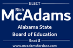 Elect Rich McAdams Alabama State Board of Education Seat 8