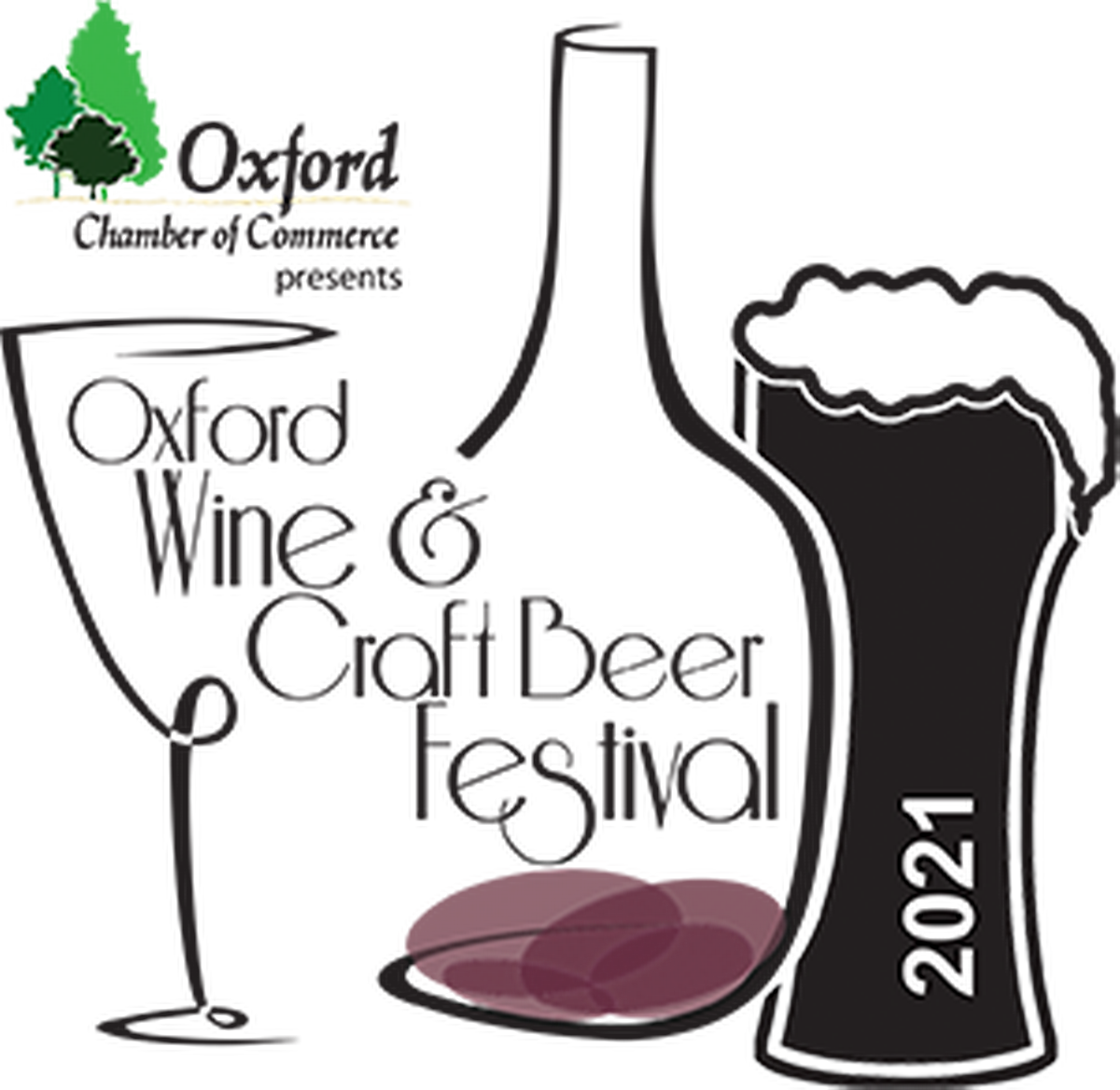 13th Annual Oxford Wine & Craft Beer Festival Oct 9, 2021 Oxford Chamber of Commerce