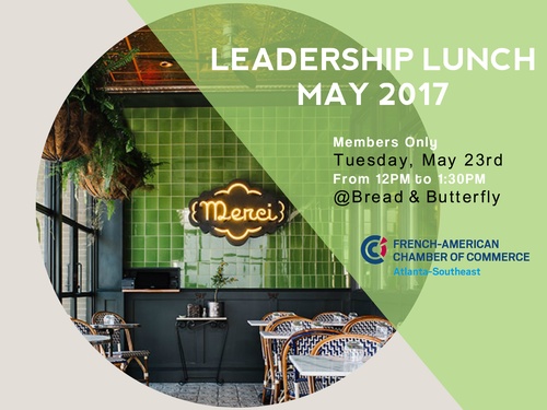 Leadership Lunch May 17 Members Only