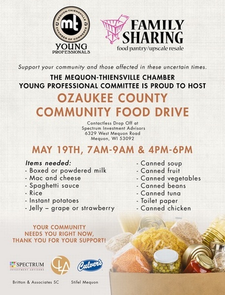 CHAMBER YOUNG PROFESSIONALS COMMUNITY FOOD DRIVE