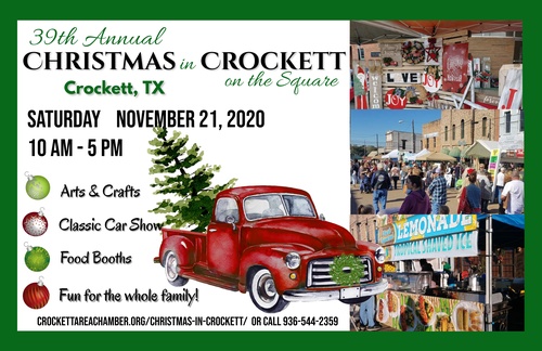 39th Annual Christmas In Crockett On The Square Nov 21 2020