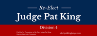 Re-Elect Patrick King for Judge
