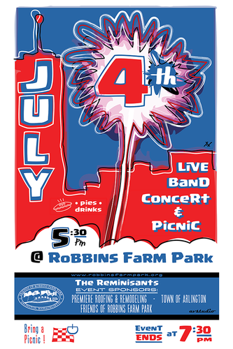 4th of july arlington ma