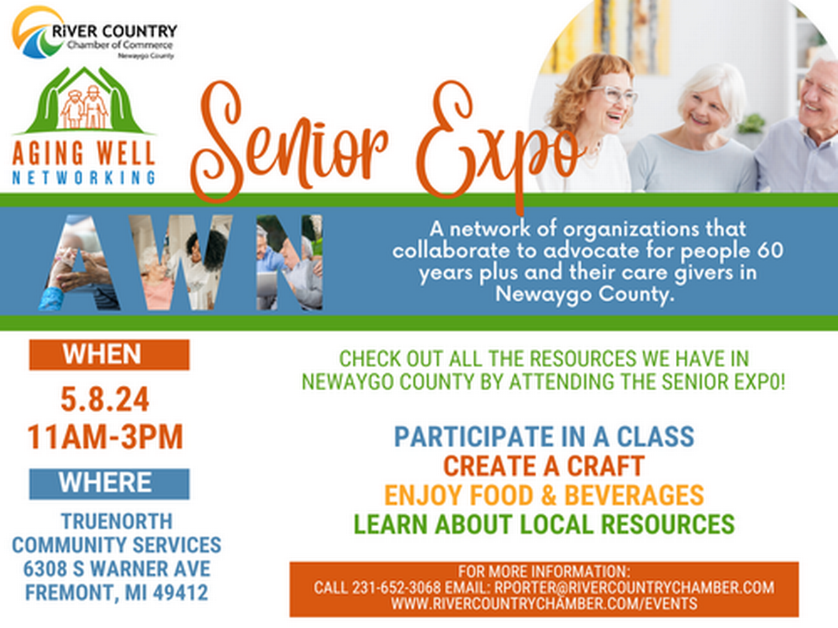 Seniors & Caregivers Expo 2024 - May 8, 2024 - PublicLayout-Events - River  Country Chamber of Commerce of Newaygo County, MI