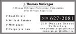 J. Thomas McGregor Professional Corporation