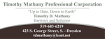 Mathany, Timothy D.