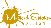 Mustard Splatter Design
