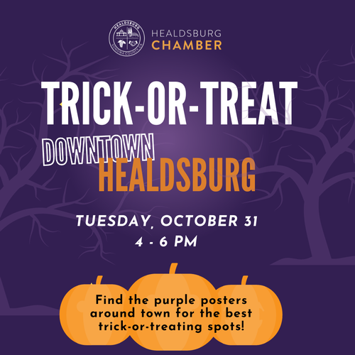 Trick-or-Treat in Downtown Healdsburg