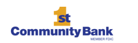 1st Community Bank SILVER  LEVEL SPONSOR