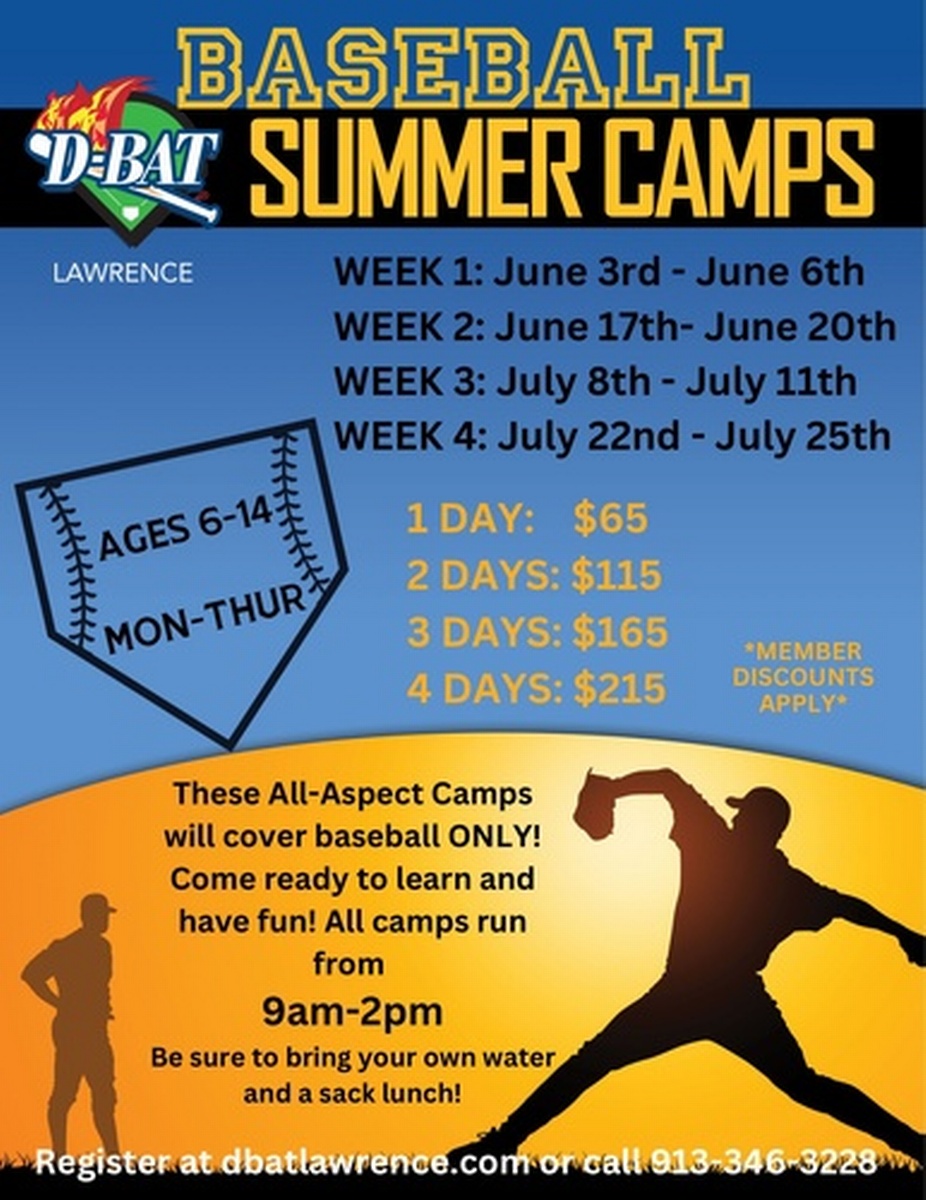 D-BAT 2024 Summer Baseball Camp - Jun 17, 2024 to Jun 20, 2024 ...