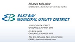 Frank Mellon - EBMUD Director