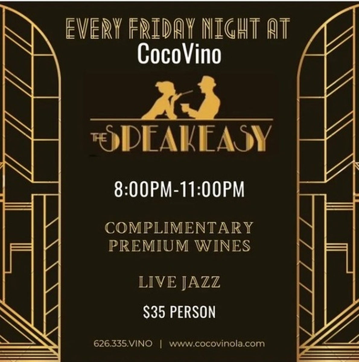 Speak Easy Friday's- CocoVino