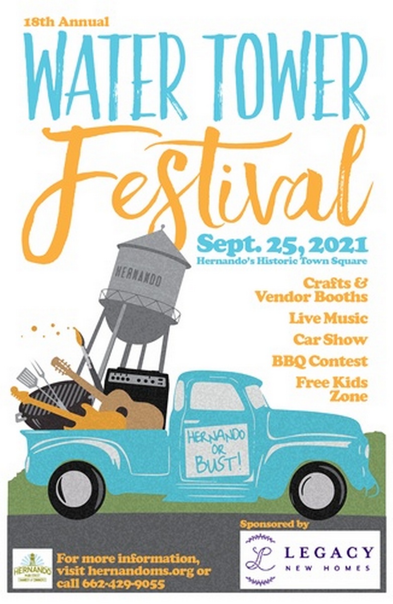 Water Tower Festival Sep 25, 2021 Hernando Main Street Chamber of