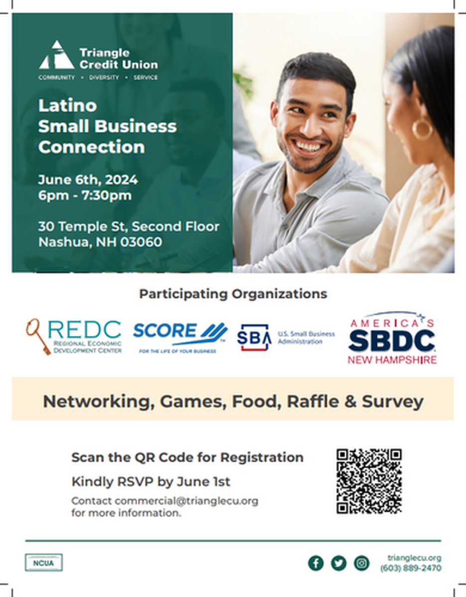 Latino Small Business Connection Jun 6, 2024 Greater Nashua Chamber
