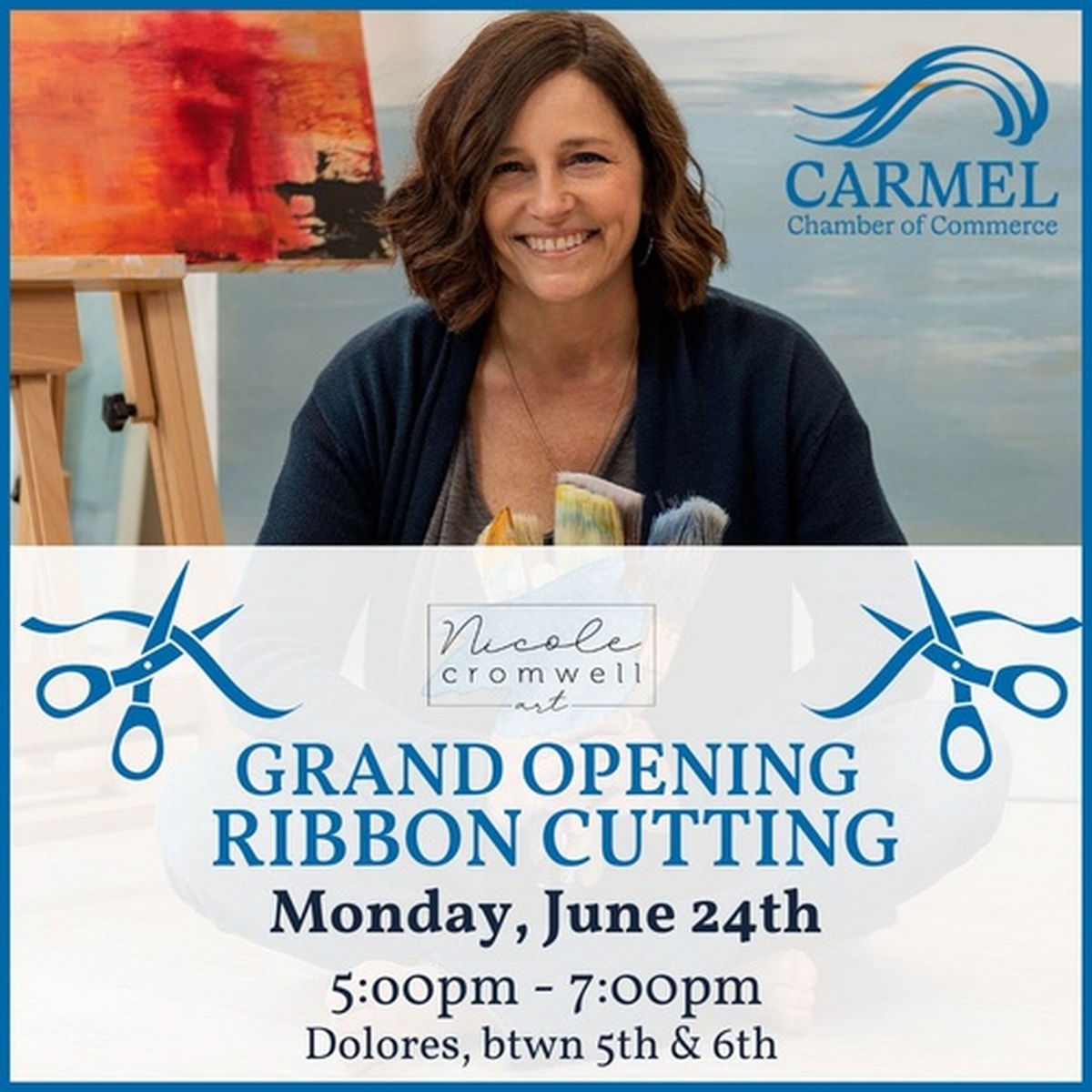 Grand Opening Ribbon Cutting - Nicole Cromwell Gallery - Jun 24, 2024