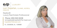 Lori Copelan, PLLC - eXp Luxury, Gulf Coast Real Estate