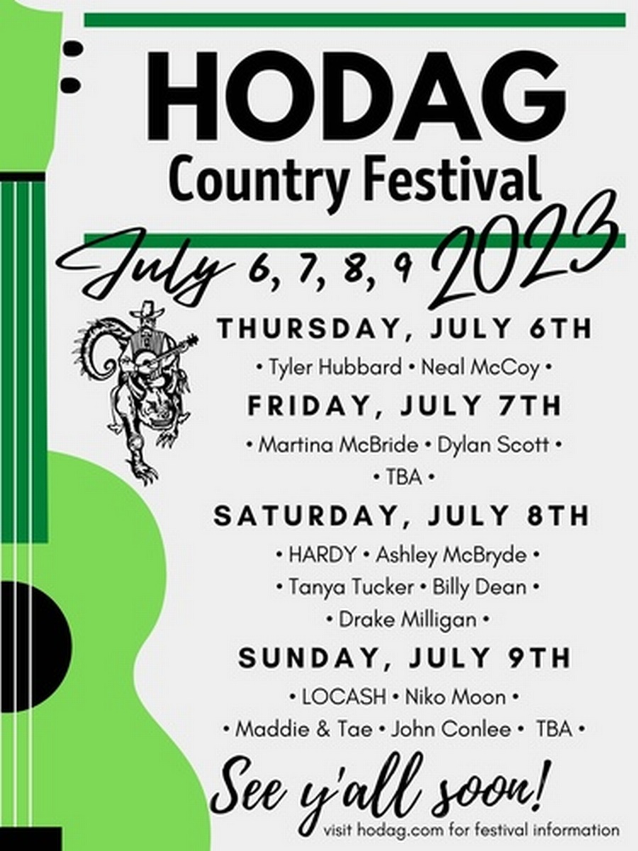 Hodag Country Festival - Jul 6, 2023 to Jul 9, 2023