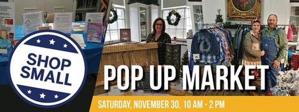 Shop Small Pop-up Market at Cromaine Library