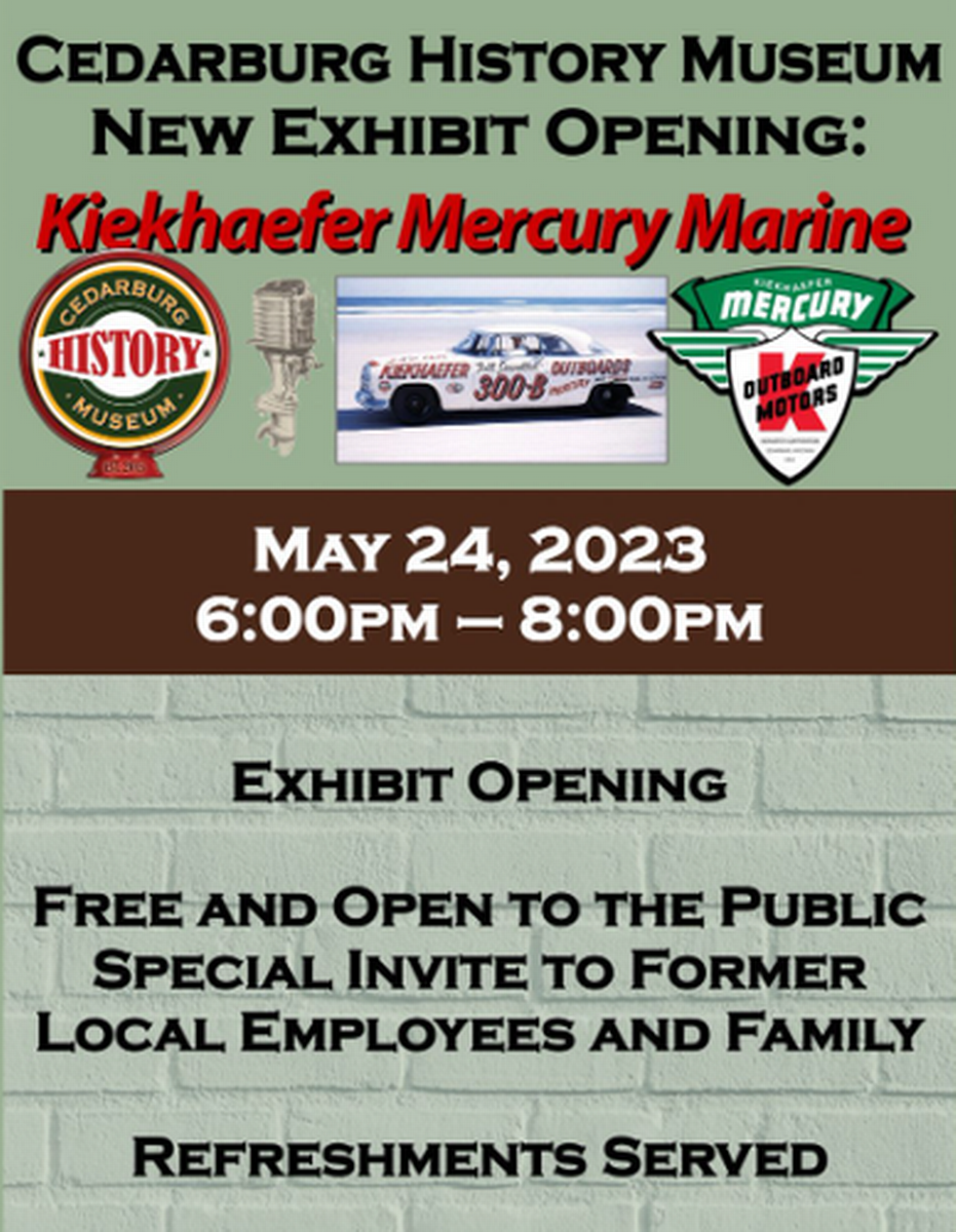 Kiekhaefer Mercury Marine Exhibit at the Cedarburg History Museum - Sep ...