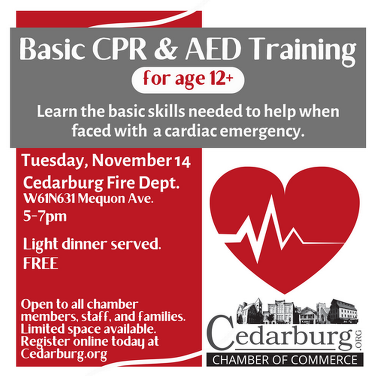 Basic CPR Training - Nov 14, 2023