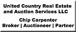 United Country Real Estate and Auction Services, Chip Carpenter Partner/Broker/A