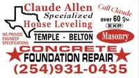 Claude Allen Specialized House Leveling Foundation Repair & Concrete LLC,