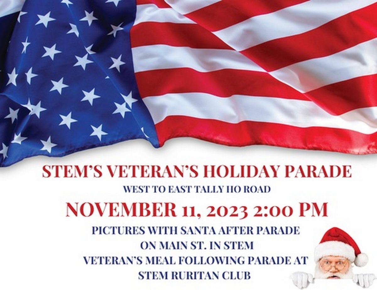 Stem's Veteran's Holiday Parade Nov 11, 2023 Granville Chamber of