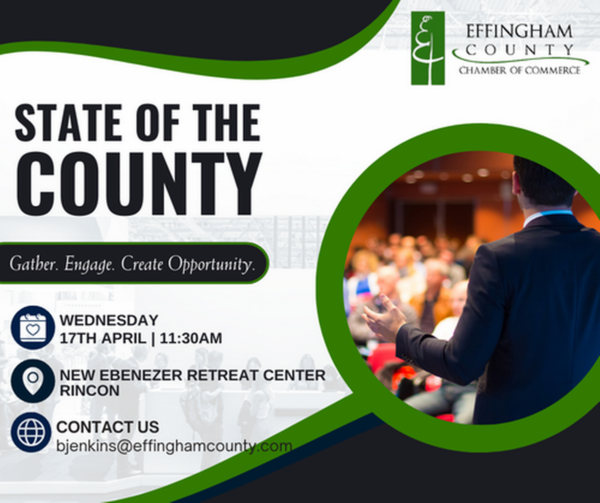 State of the Workforce Luncheon - Aug 14, 2024 - Effingham County  Businesses - Effingham County Chamber of Commerce, GA