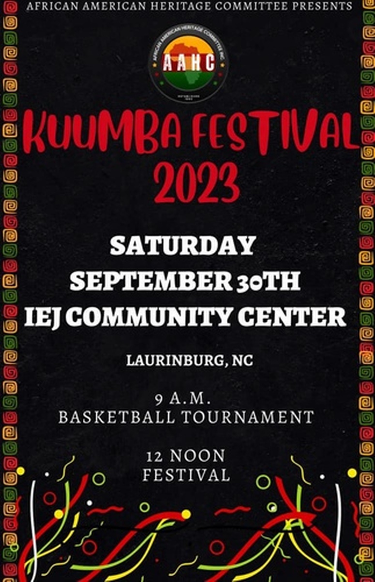 Kuumba Festival 2023 Sep 30, 2023 to Oct 1, 2023 Laurinburg