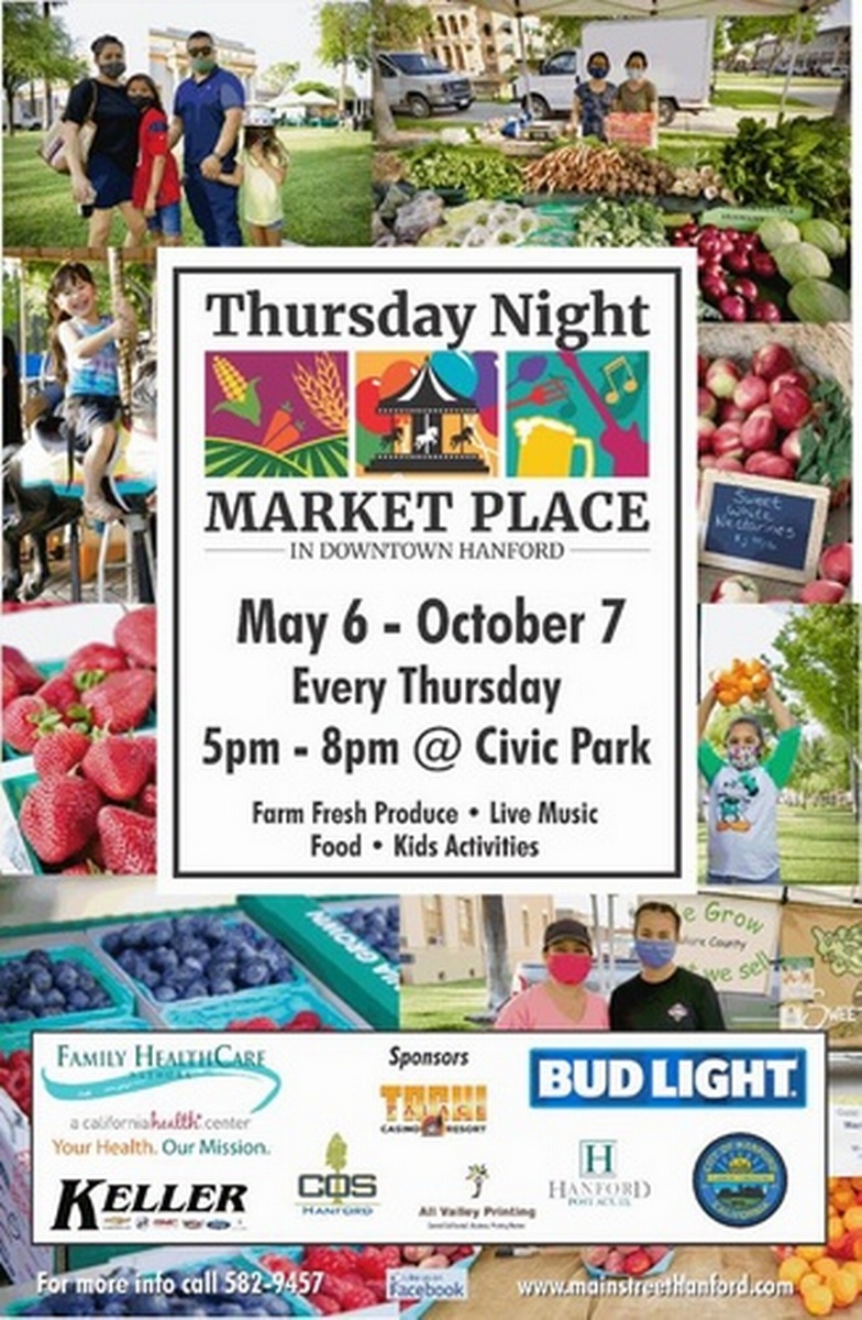 Thursday Night Market Place Oct 7, 2021 Hanford Chamber of Commerce, CA